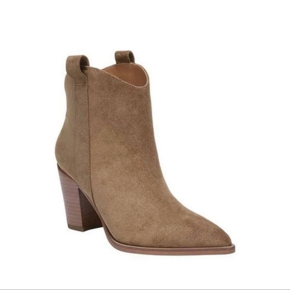 Franco Sarto Shoes - Franco Sarto Suede A-Ella Booties